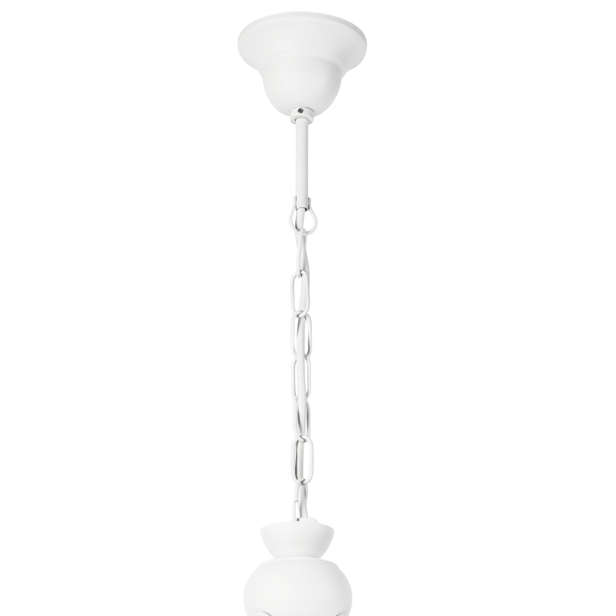 Candeeiro suspenso RETRO II 3xE27/60W/230V branco