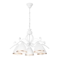 Candeeiro suspenso RETRO II 5xE27/60W/230V branco