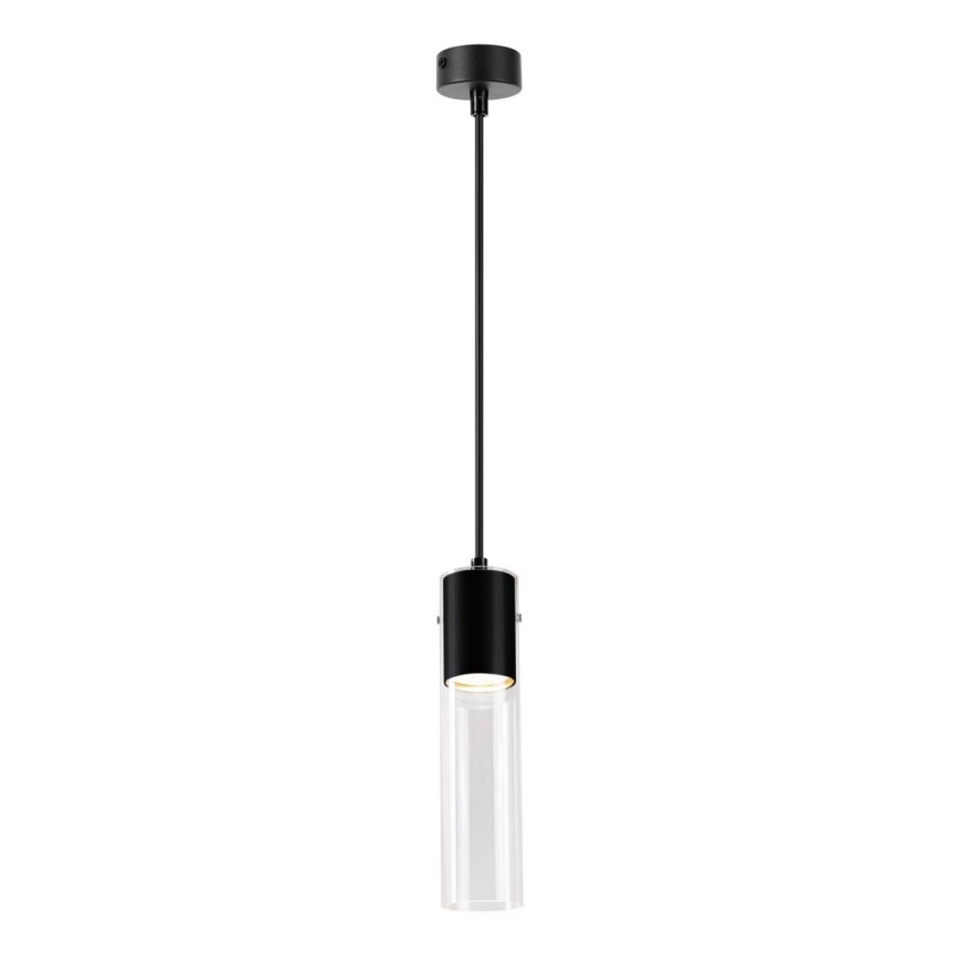 Candeeiro suspenso RICKY 1xGU10/10W/230V preto