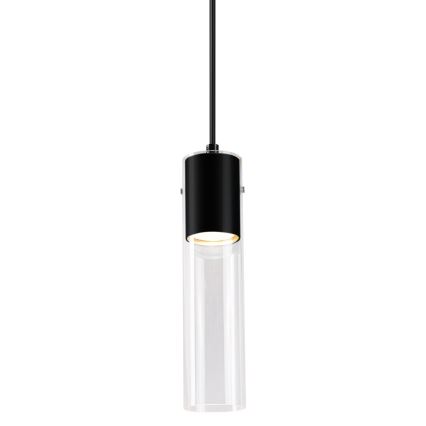 Candeeiro suspenso RICKY 1xGU10/10W/230V preto
