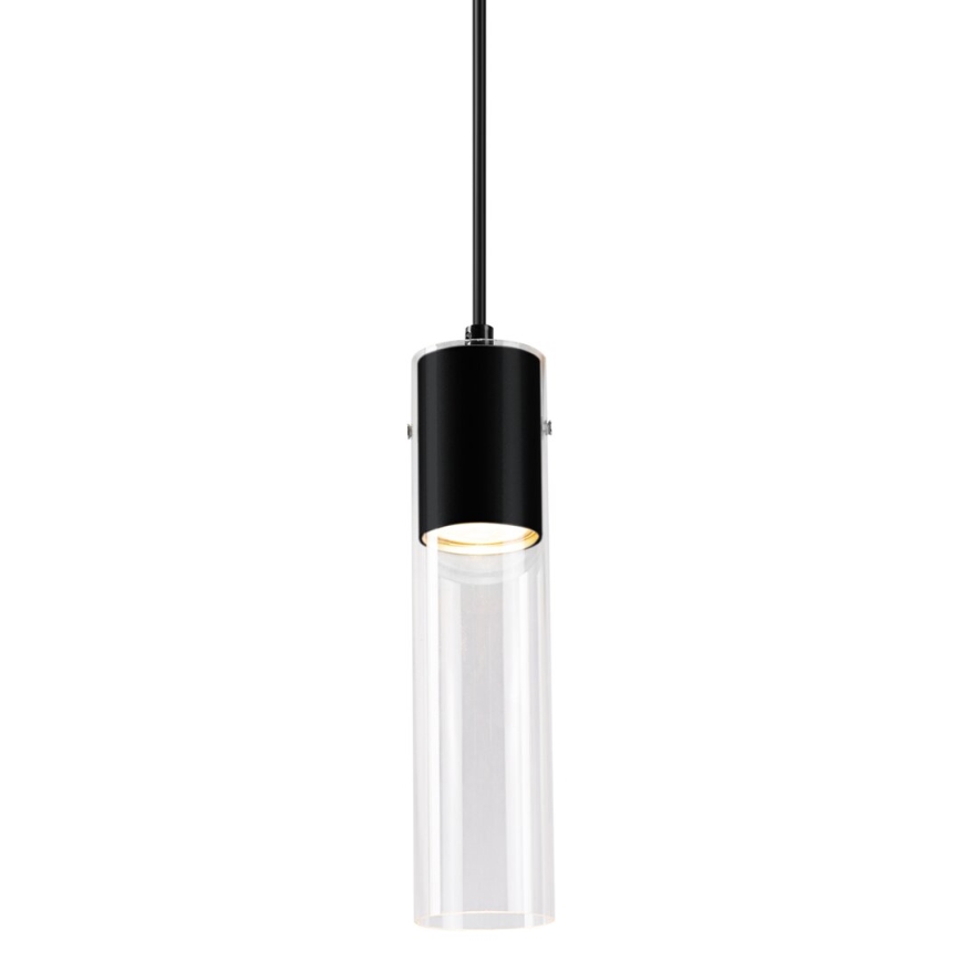 Candeeiro suspenso RICKY 1xGU10/10W/230V preto