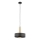 Candeeiro suspenso RIF LUX 1xGX53/12W/230V diâmetro 25 cm preto/dourado