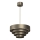 Candeeiro suspenso RINGS 1xE27/15W/230V latão