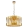 Candeeiro suspenso RITZ 12xE14/40W/230V diâmetro 54 cm dourado