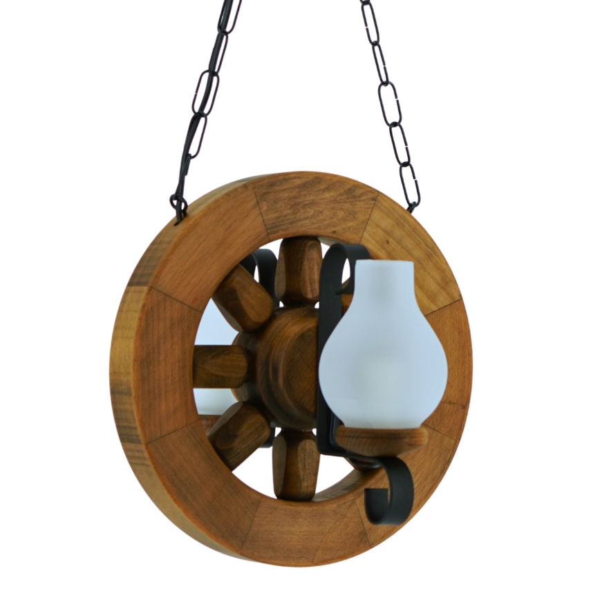 Candeeiro suspenso ROATA 2xE14/40W/230V faia - FSC certificado