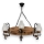 Candeeiro suspenso ROATA 6xE14/40W/230V diâmetro 70 cm faia - FSC certificado