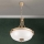 Candeeiro suspenso ROCCA 3xE27/60W/230V diâmetro 42 cm bronze/branco