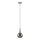 Candeeiro suspenso ROLLO 1xE14/5W/230V cromado mate/fumado