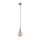 Candeeiro suspenso ROLLO 1xG9/5W/230V dourado/fumado bege