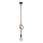 Candeeiro suspenso ROPE 1xE27/12W/230V