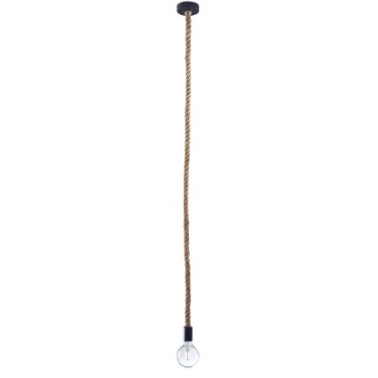 Candeeiro suspenso ROPE 1xE27/12W/230V