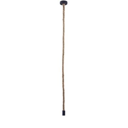 Candeeiro suspenso ROPE 1xE27/12W/230V