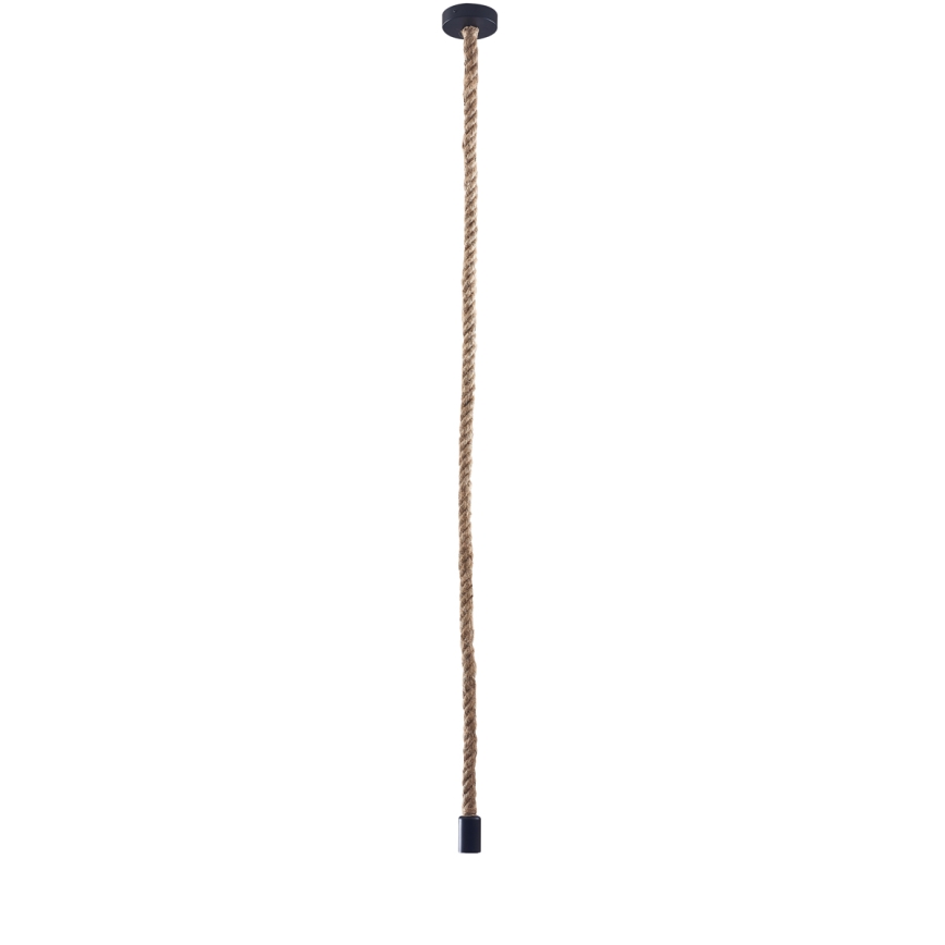 Candeeiro suspenso ROPE 1xE27/12W/230V