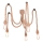 Candeeiro suspenso ROPE CASA 5xE27/12W/230V aranha