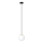 Candeeiro suspenso ROYAL 1xE14/10W/230V diâmetro 14 cm preto