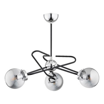 Candeeiro suspenso SAGITO 3xE14/10W/230V cromado brilhante