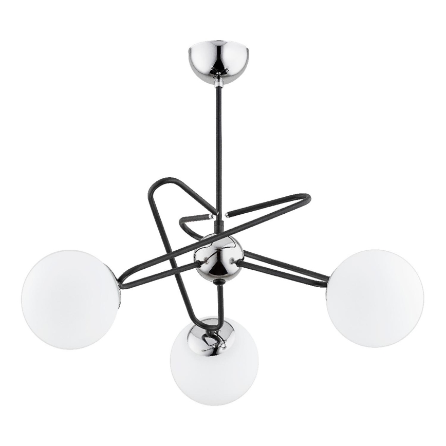 Candeeiro suspenso SAGITO 3xE14/10W/230V cromado