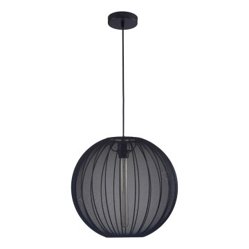 Candeeiro suspenso SENSAI 1xE27/20W/230V diâmetro 40 cm preto