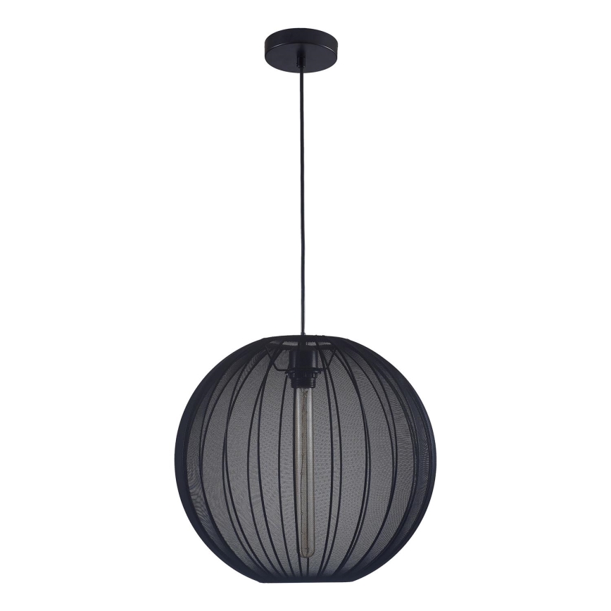 Candeeiro suspenso SENSAI 1xE27/20W/230V diâmetro 40 cm preto