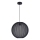 Candeeiro suspenso SENSAI 1xE27/20W/230V diâmetro 40 cm preto