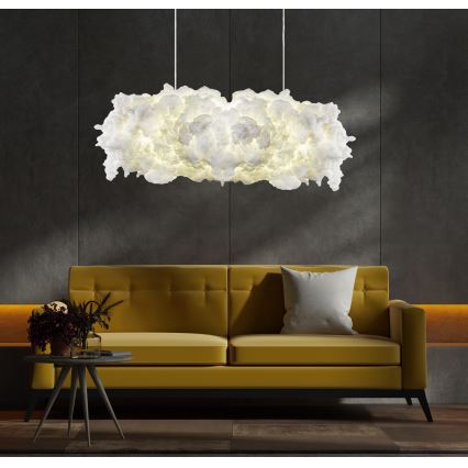 Candeeiro suspenso SERENE 1xE27/40W/230V branco