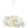 Candeeiro suspenso SERENITY 1xE27/40W/230V branco