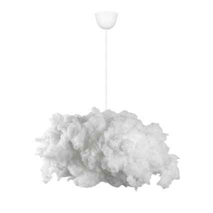 Candeeiro suspenso SERENITY 1xE27/40W/230V branco