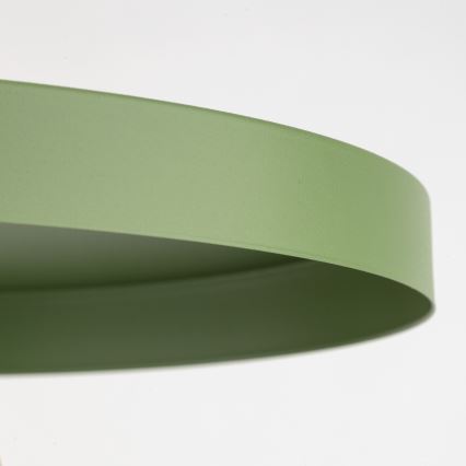 Candeeiro suspenso SILA 1xE27/15W/230V diâmetro 30 cm verde
