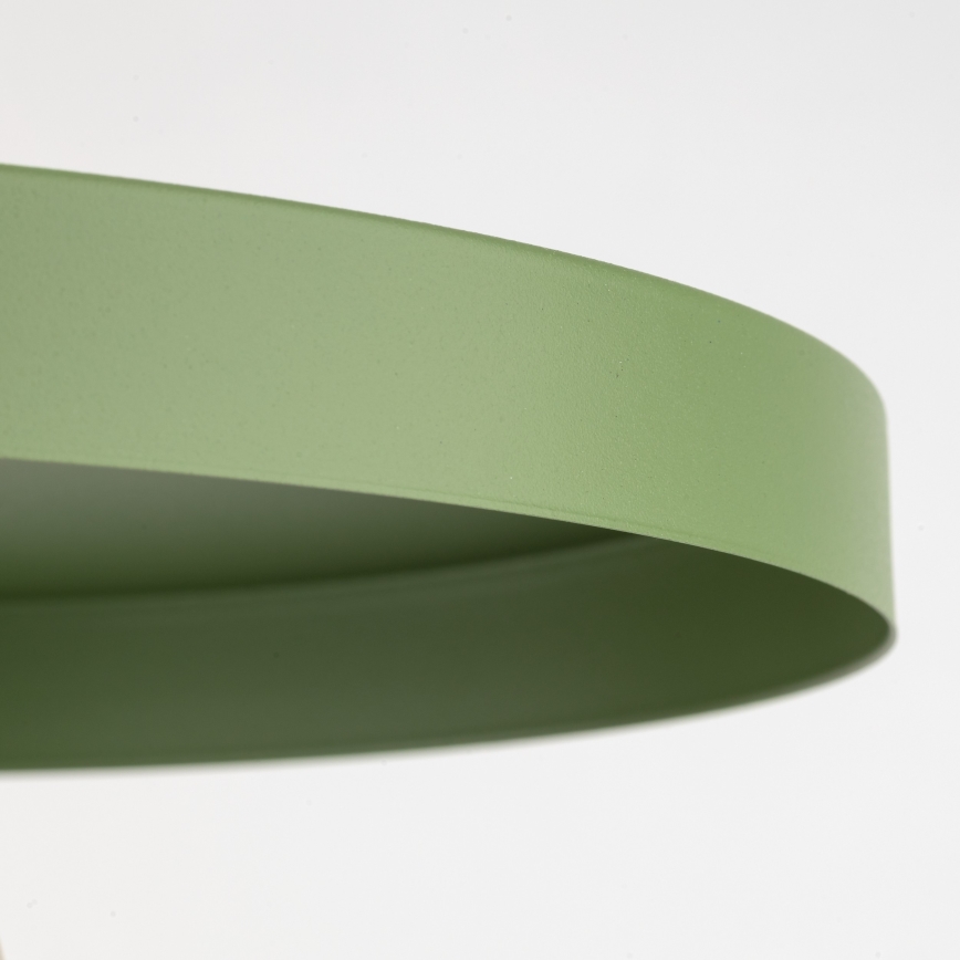 Candeeiro suspenso SILA 1xE27/15W/230V diâmetro 30 cm verde