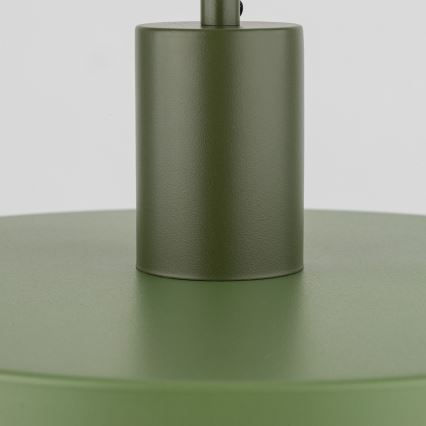 Candeeiro suspenso SILA 1xE27/15W/230V diâmetro 30 cm verde