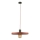 Candeeiro suspenso SILA 1xE27/15W/230V diâmetro 40 cm tijolo/verde