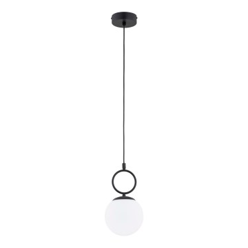 Candeeiro suspenso SITRO 1xE14/10W/230V preto/branco