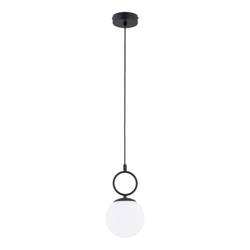 Candeeiro suspenso SITRO 1xE14/10W/230V preto/branco