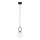 Candeeiro suspenso SITRO 1xE14/10W/230V preto/branco