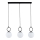 Candeeiro suspenso SITRO 3xE14/10W/230V preto/branco