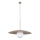 Candeeiro suspenso SLATE 1xE27/15W/230V diâmetro 65 cm bege