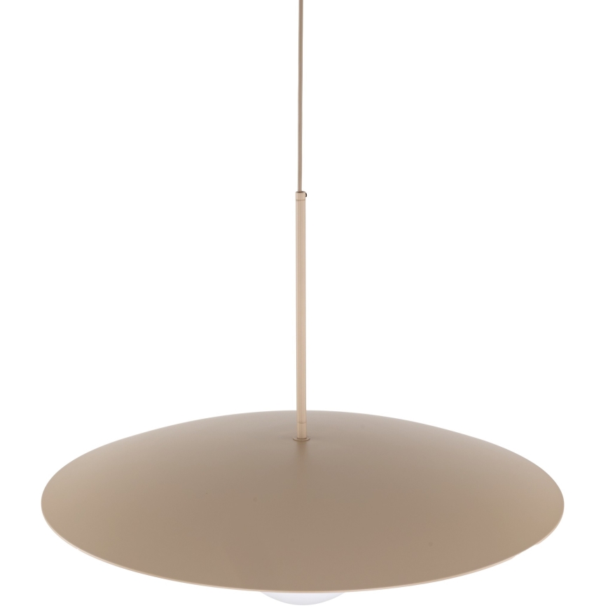 Candeeiro suspenso SLATE 1xE27/15W/230V diâmetro 65 cm bege