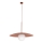 Candeeiro suspenso SLATE 1xE27/15W/230V diâmetro 65 cm tijolo