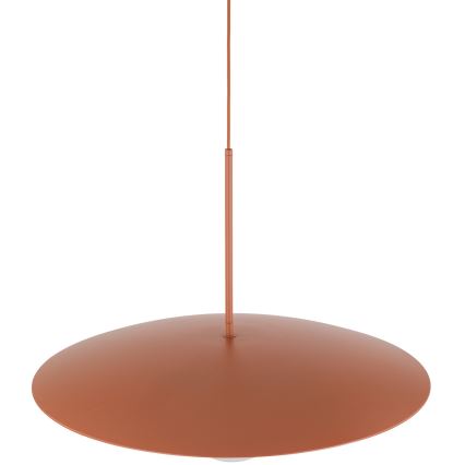 Candeeiro suspenso SLATE 1xE27/15W/230V diâmetro 65 cm tijolo