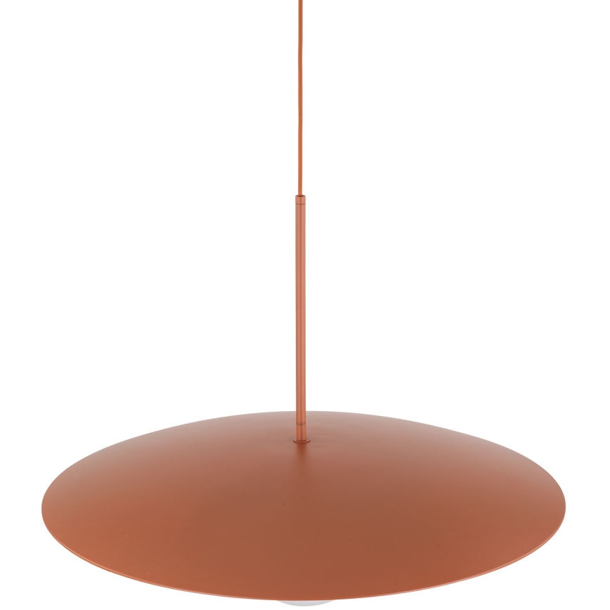 Candeeiro suspenso SLATE 1xE27/15W/230V diâmetro 65 cm tijolo