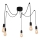 Candeeiro suspenso SPINDEL 5xE27/60W/230V aranha