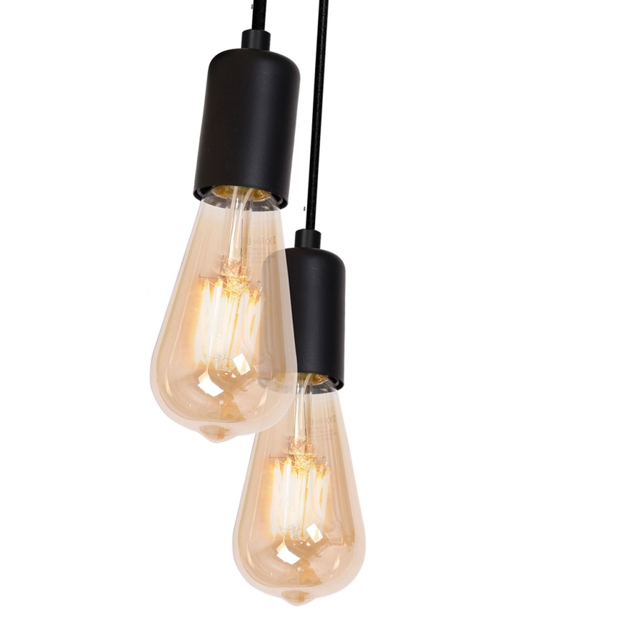 Candeeiro suspenso SPINDEL 5xE27/60W/230V aranha