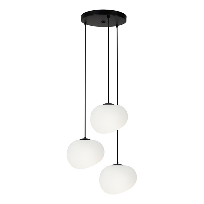 Candeeiro suspenso STONES 3xE27/40W/230V