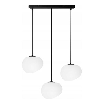 Candeeiro suspenso STONES 3xE27/40W/230V