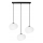 Candeeiro suspenso STONES 3xE27/40W/230V