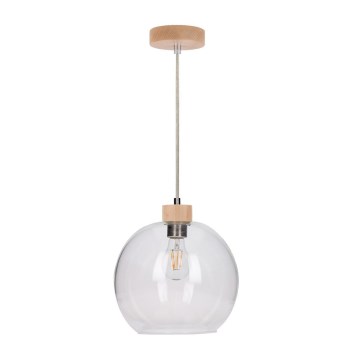 Candeeiro suspenso SVEA 1xE27/60W/230V Bétula