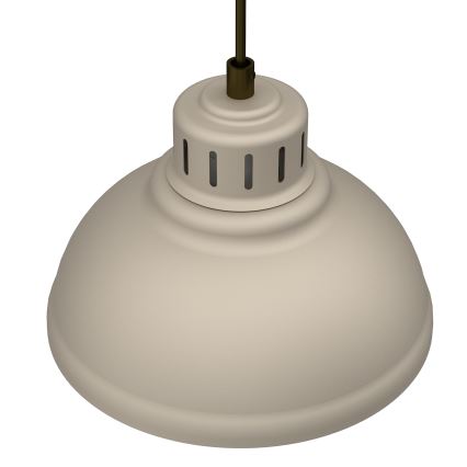 Candeeiro suspenso SVEN 1xE27/15W/230V bege