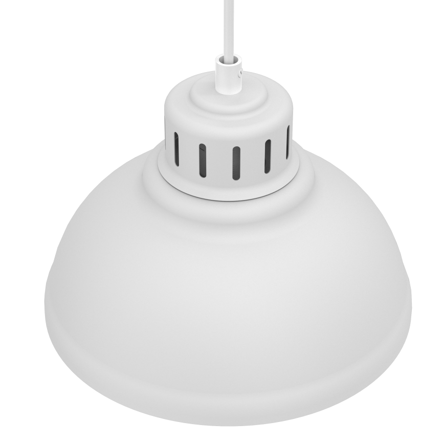 Candeeiro suspenso SVEN 1xE27/15W/230V branco