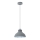 Candeeiro suspenso SVEN 1xE27/15W/230V cinzento