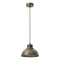 Candeeiro suspenso SVEN 1xE27/15W/230V latão